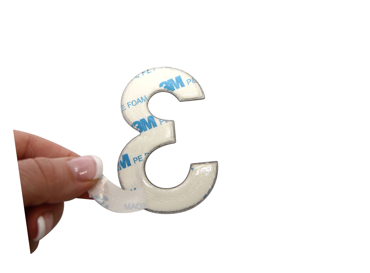 Richter domovní číslo 3D - Stříbrné 0