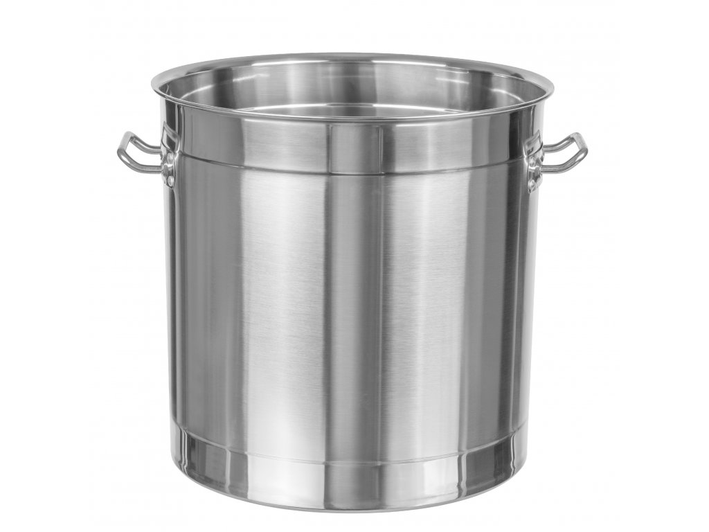 Nerezový hrnec s poklicí - zesílené dno, 45x45 cm, 62l