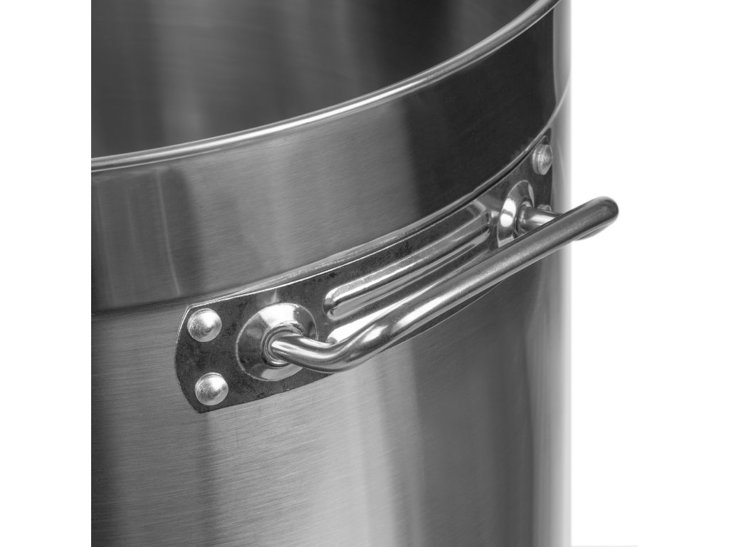 Nerezový hrnec s poklicí - zesílené dno, 45x45 cm, 62l