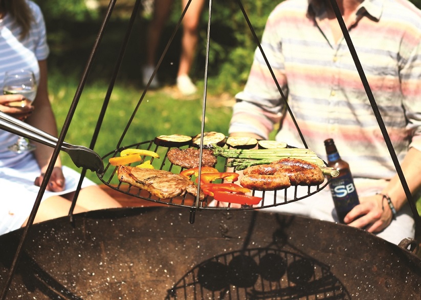 KADAI závěsný grilovací rošt pro ohniště 80cm