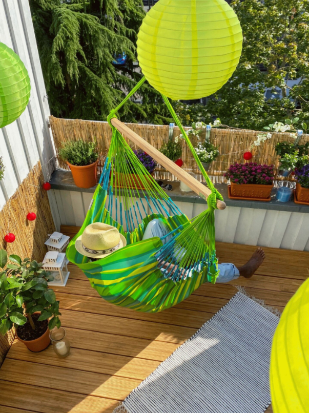 Houpací sedačka - La Siesta Domingo Comfort cedar