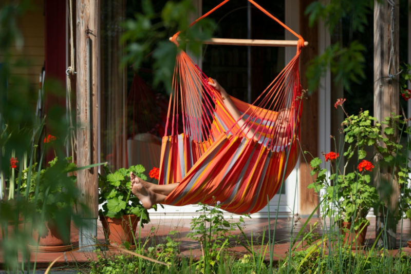 Houpací sedačka - La Siesta Domingo Kingsize cedar