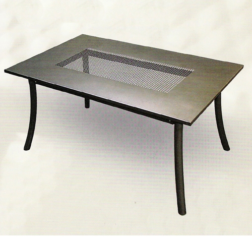 Zahradní nábytek - Kovový stůl PALO 145x90 plech U512 UNIKOV