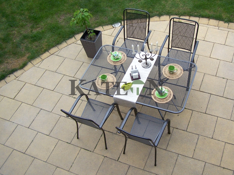 Zahradní kovová sestava SAVANA 1+4 TAKO 160x95cm