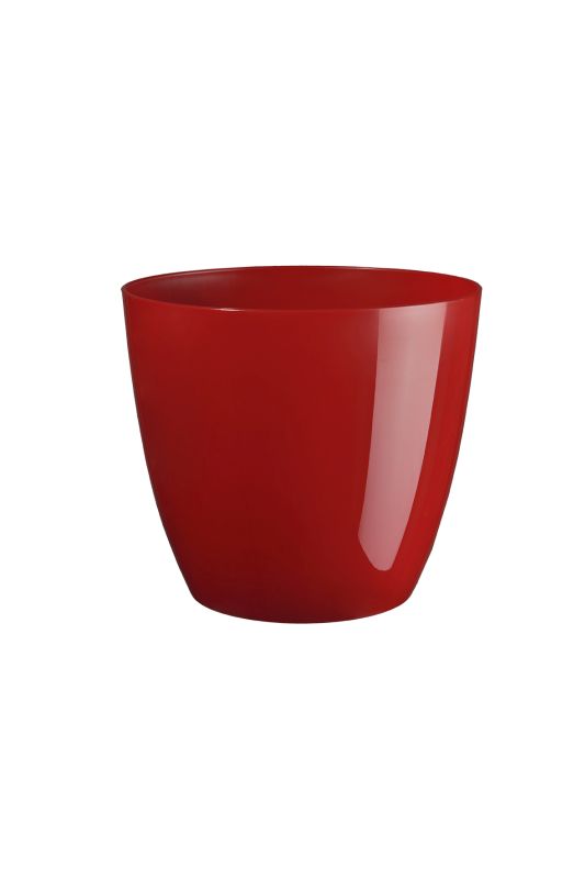 PLASTKON Dekorativní květináč ELLA X-mas -červená