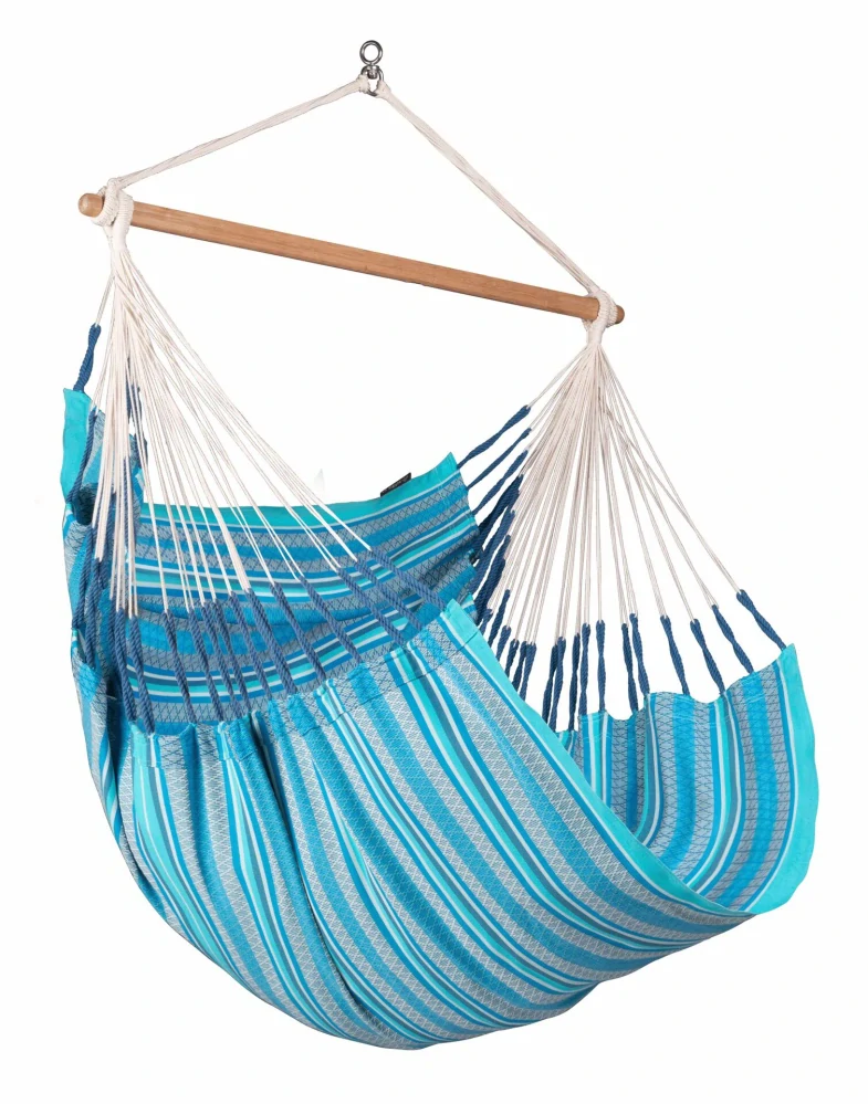 Houpací sedačka - La Siesta Habana Kingsize Pattern azure