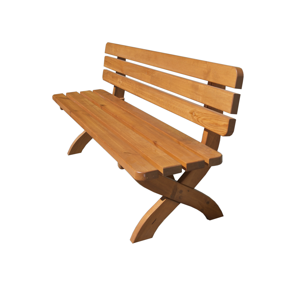 Zahradní lavice STRONG MASIV 160cm dřevěná Rojaplast