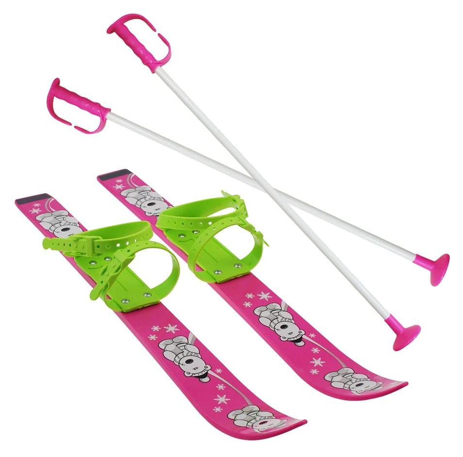 Dětské lyže SULOV 70cm - růžové