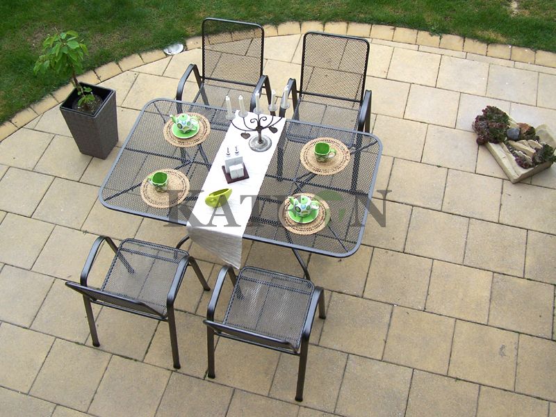 Zahradní kovová sestava SÁGA II. 1+ 4 TAKO 160x95