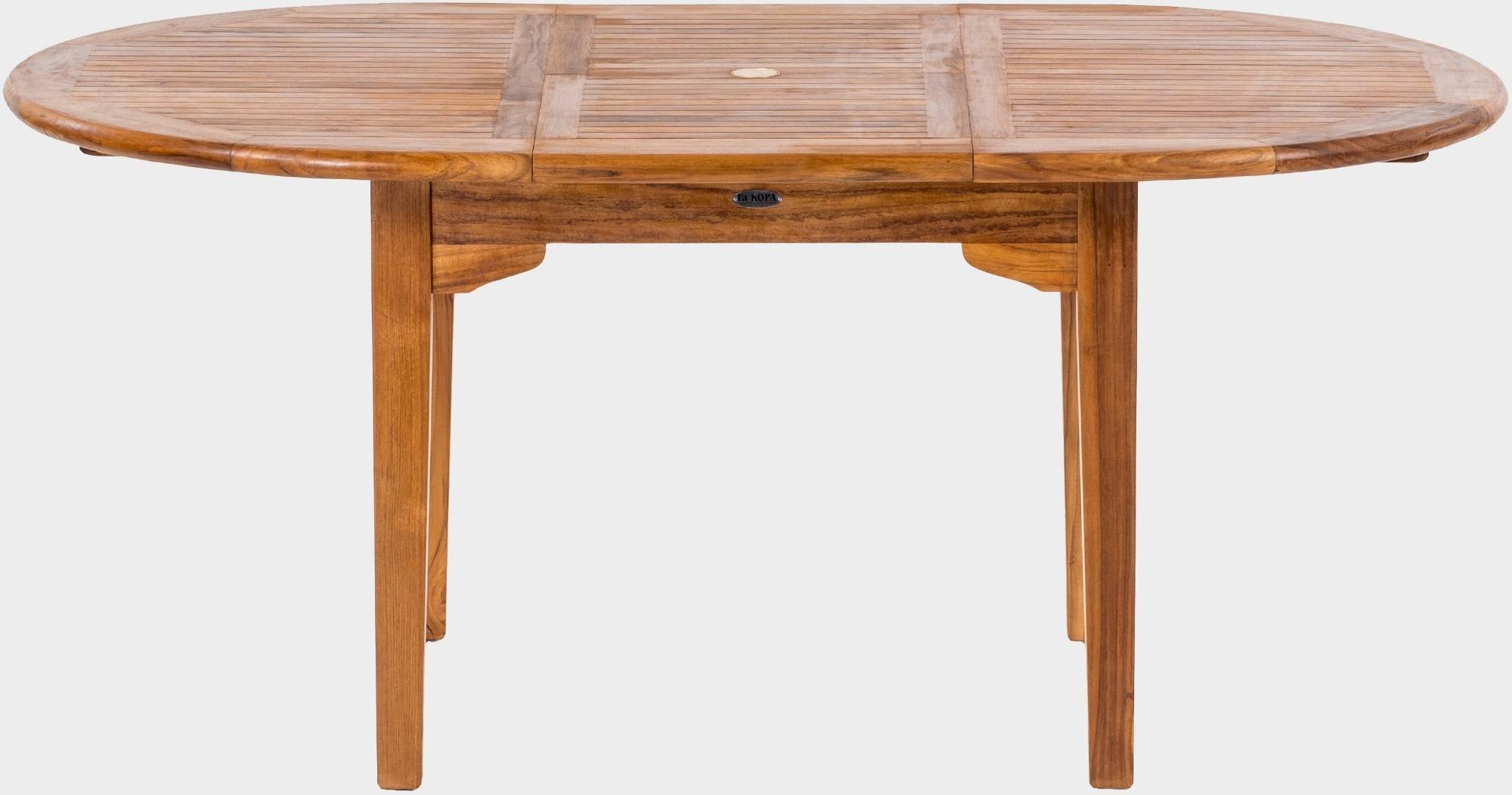ELEGANTE V teakový stůl rozkládací 100x130-180cm Fakopa