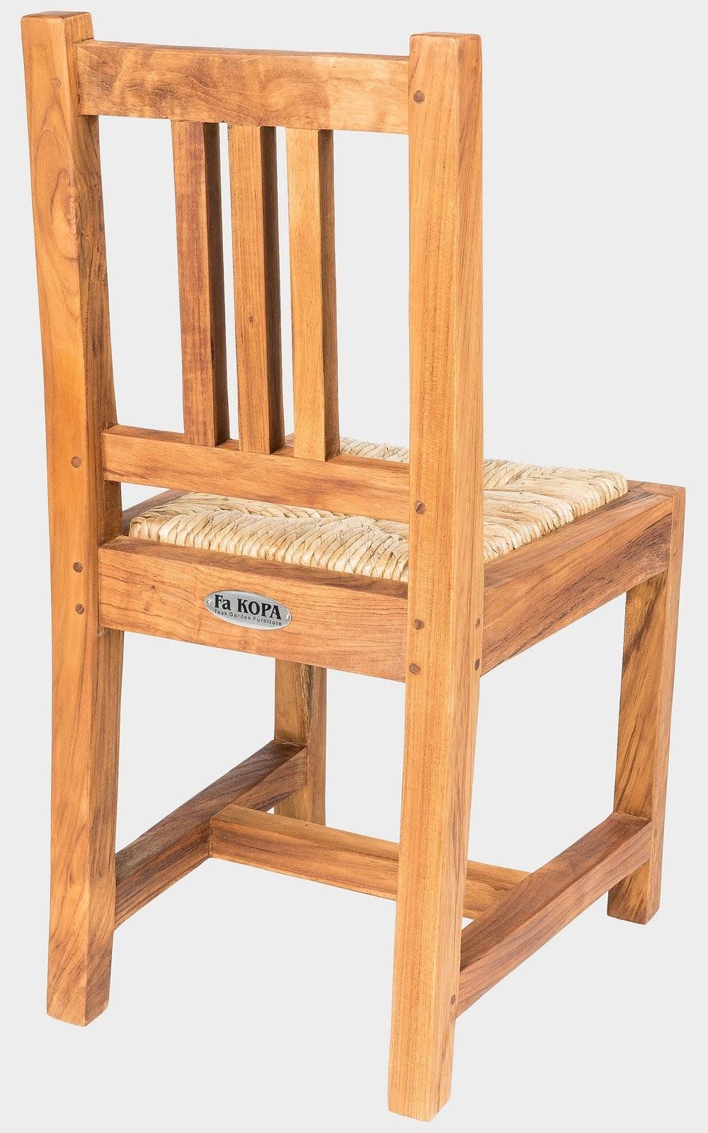 NANDA MINI- teaková židle s výpletem Fakopa