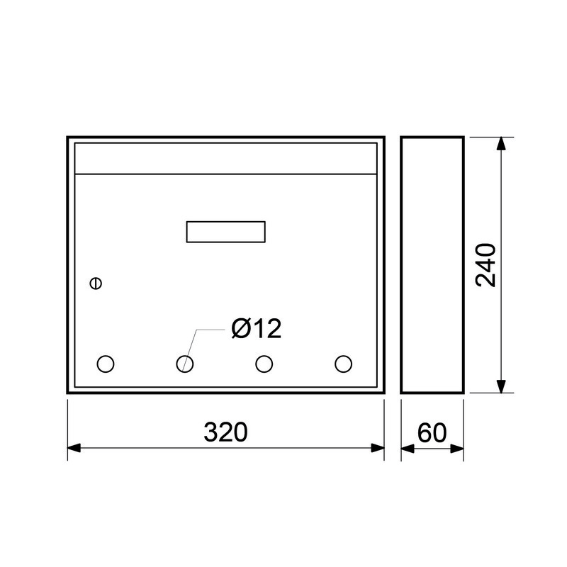 Nerezová poštovní schránka Richter - BK.24.D.N