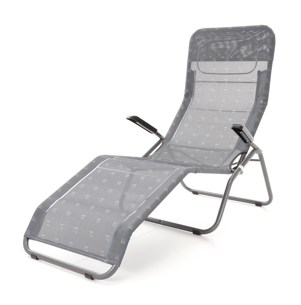 Polohovatelné lehátko MFG POOL Antracit V-garden