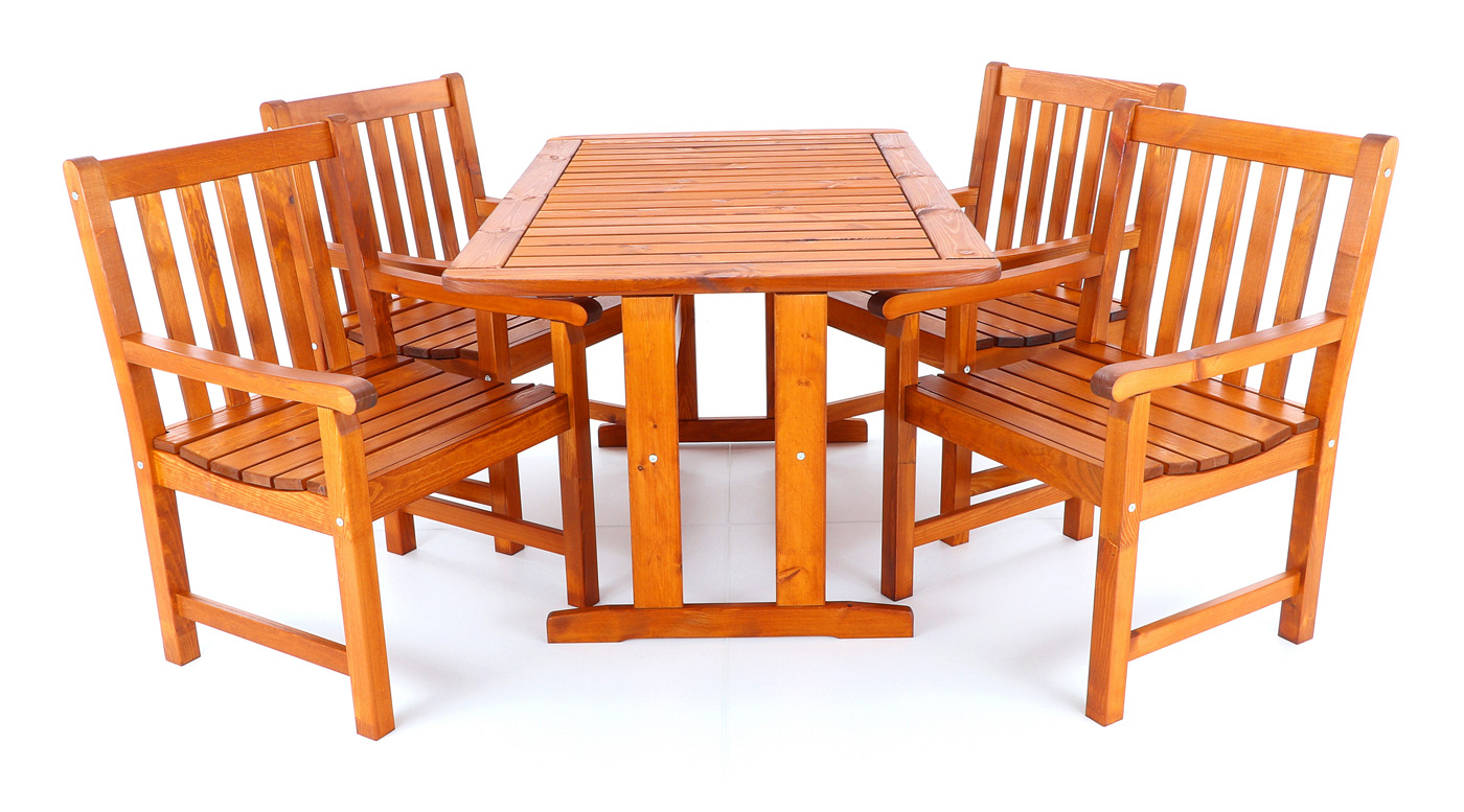 Stolová sestava VeGA COTSWOLD SET 4 V-garden