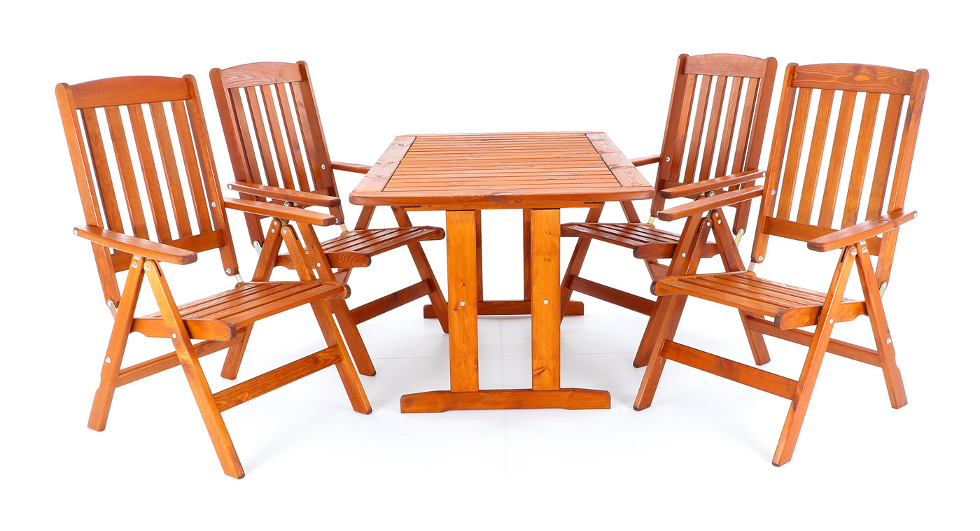 Stolová sestava VeGA OSCAR DeLuxe SET 4 V-garden