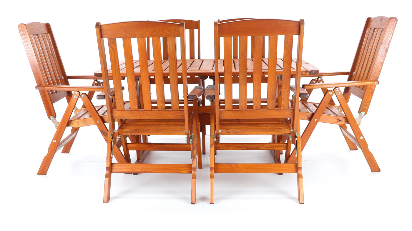 Stolová sestava VeGA OSCAR DeLuxe SET 6 V-garden