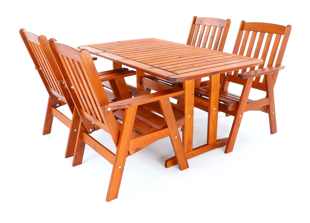 Stolová sestava VeGA OSCAR SET 4 V-garden