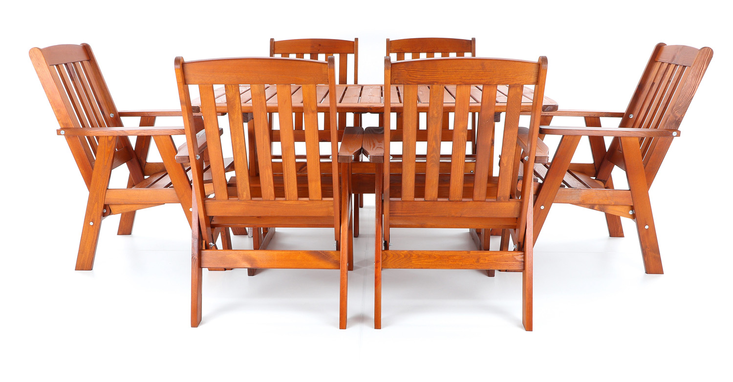 Stolová sestava VeGA OSCAR SET 6 V-garden