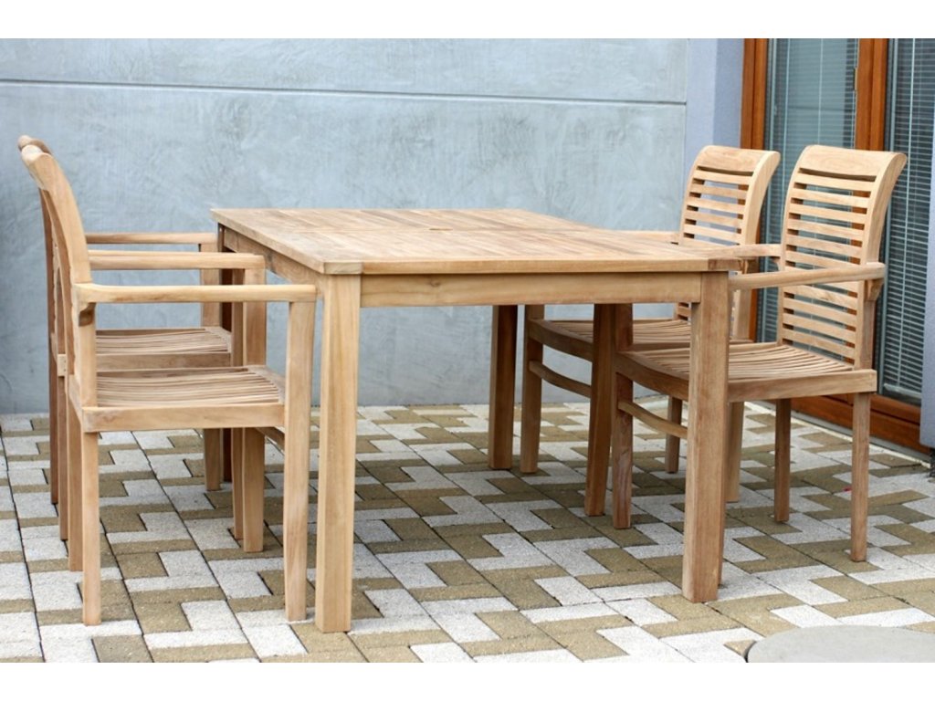 Teaková zahradní sestava GARDEN III. 1+4 TEXIM 