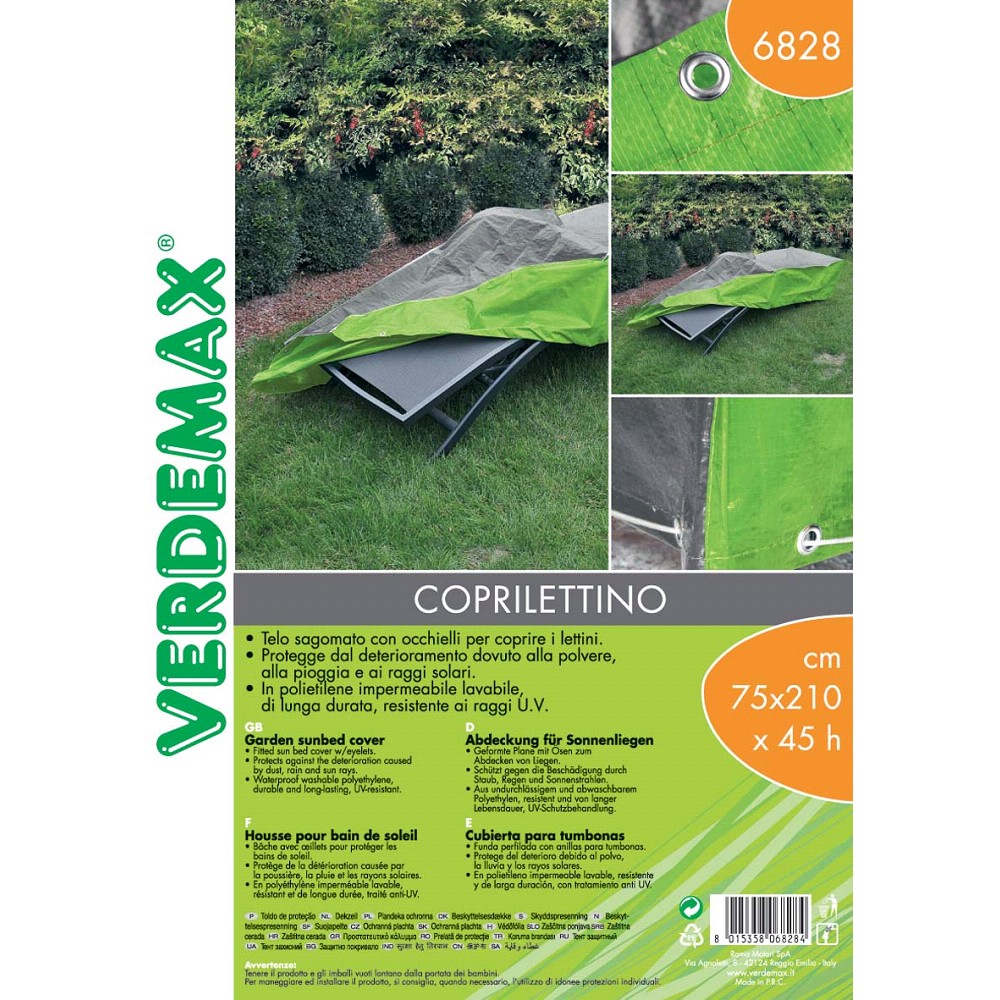 Ochranná plachta na zahradní lehátko 6828 VERDEMAX