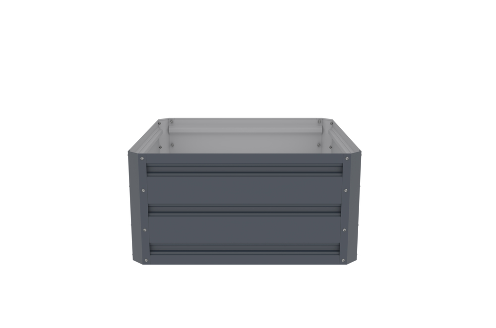 Vyvýšený záhon plechový 60x60cm Rojaplast