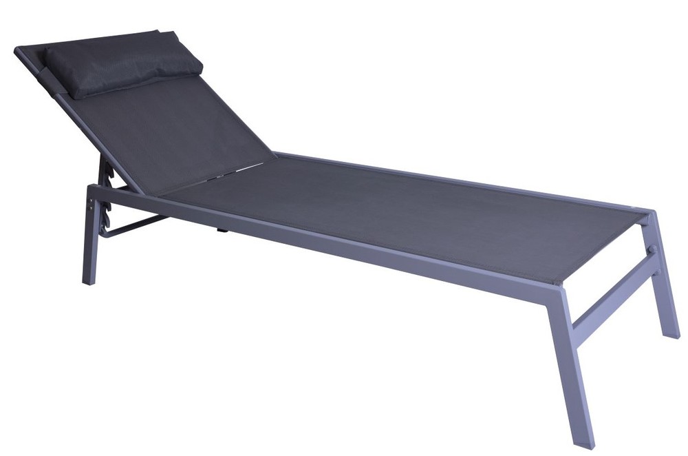 Lehátko bari kovové šedé 2ks Rojaplast