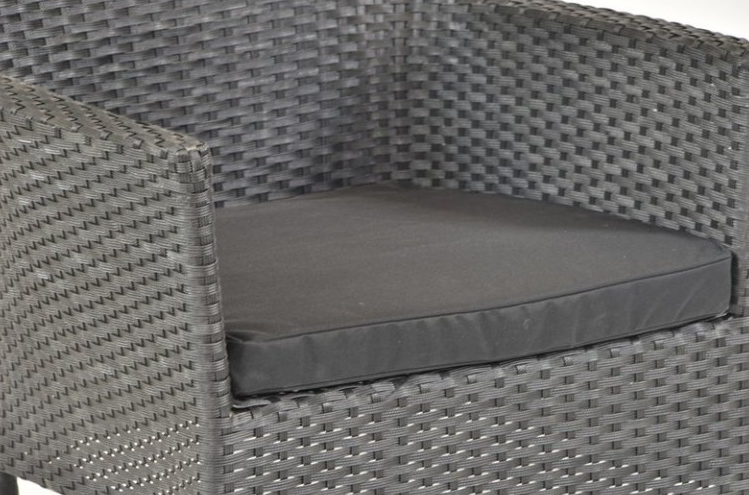 BALI zahradní křeslo černé TEXIM