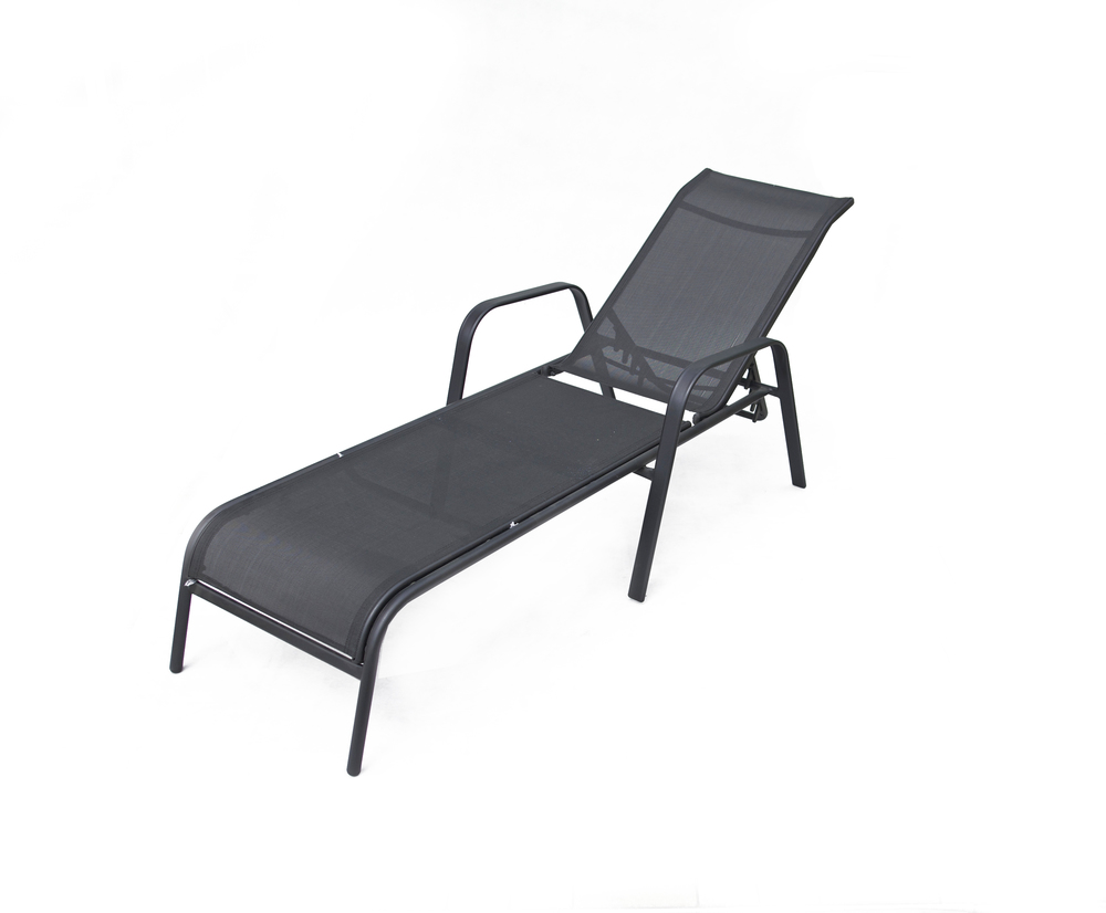 Zahradní lehátko ZWC-52 černé Rojaplast