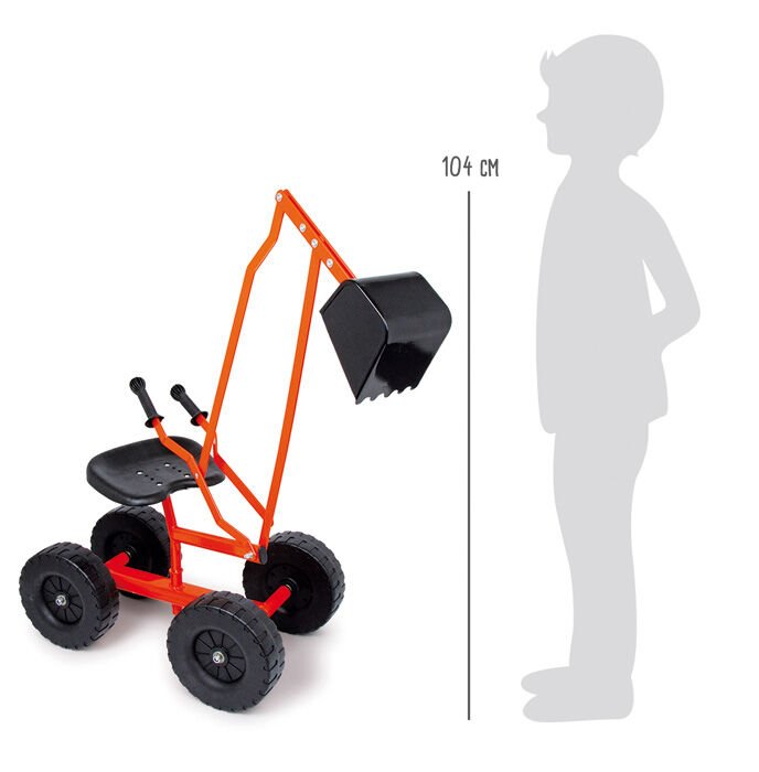 Bagr Small Foot s kolečky