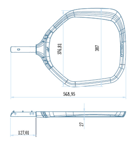 Síťka hladinová - SharkSerie Pooltechnik