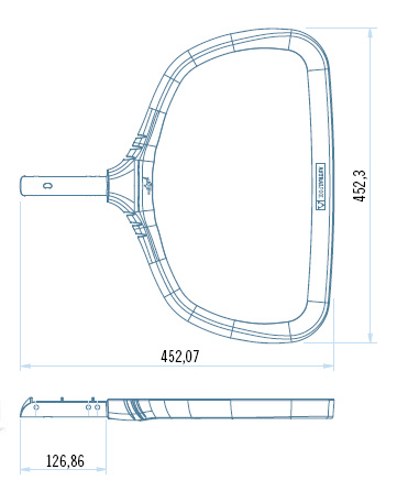 Síťka dnová - SharkSerie Pooltechnik