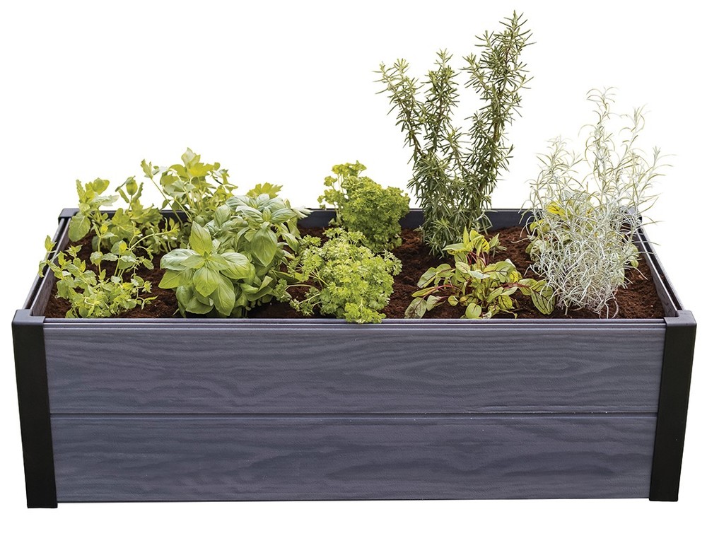 Vyvýšený záhon Maple trough šedý Keter