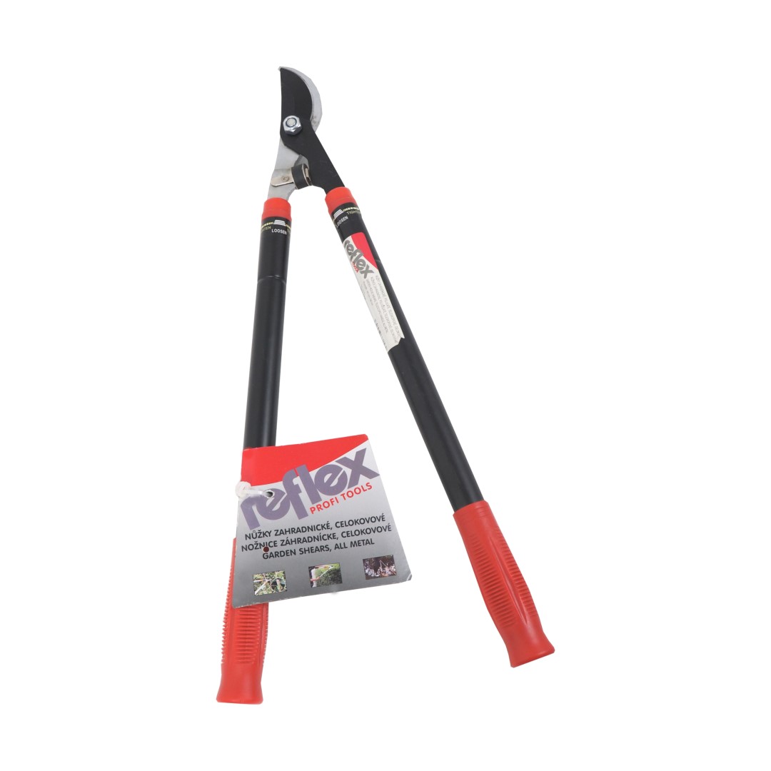 REFLEX nůžky zahradnické, celokovové, teleskopické, půlkulaté, 640/940 mm