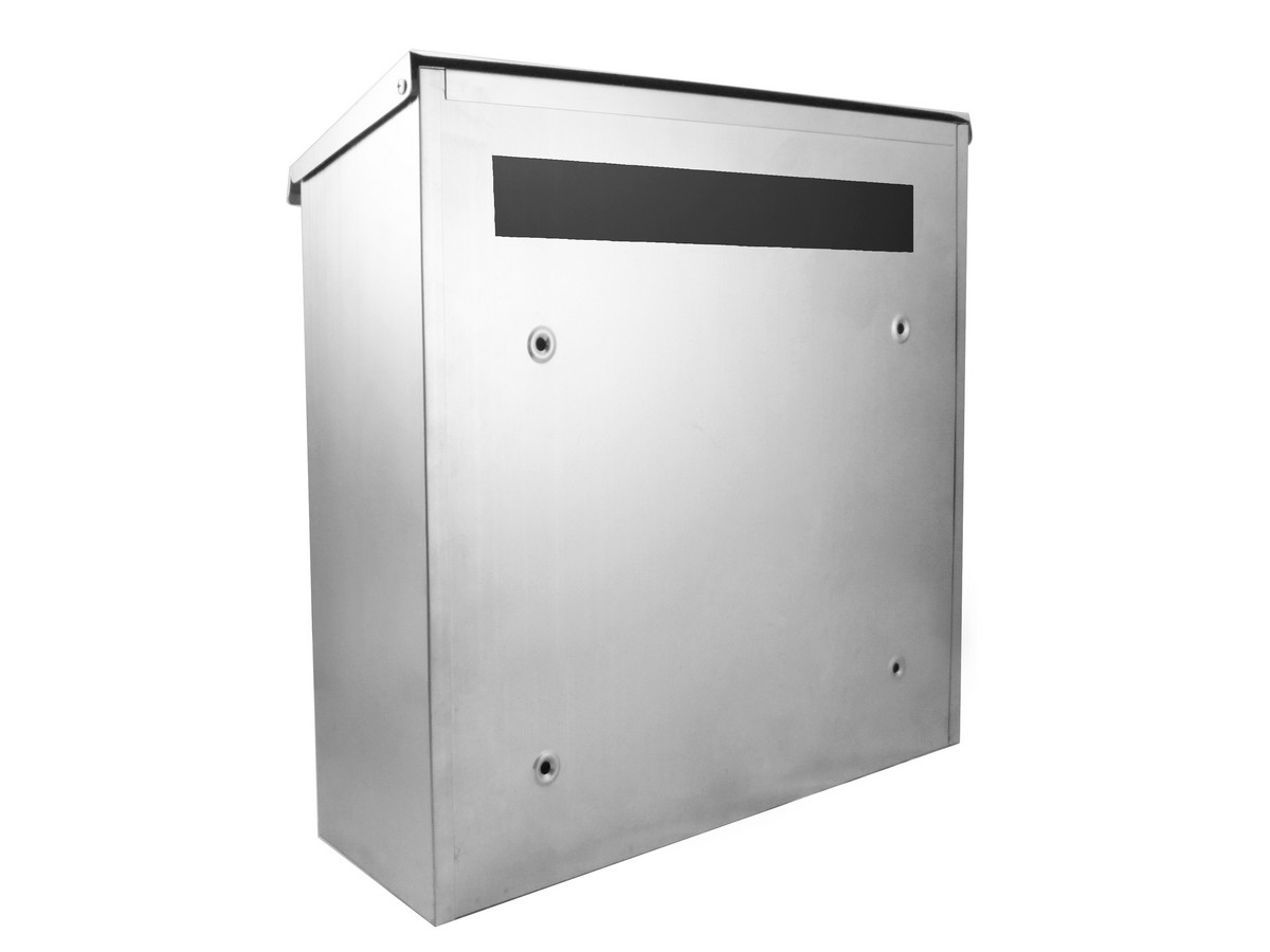 Nerezová poštovní schránka  Richter - BK.703.G.Z.N zadní vhoz s průhledítky
