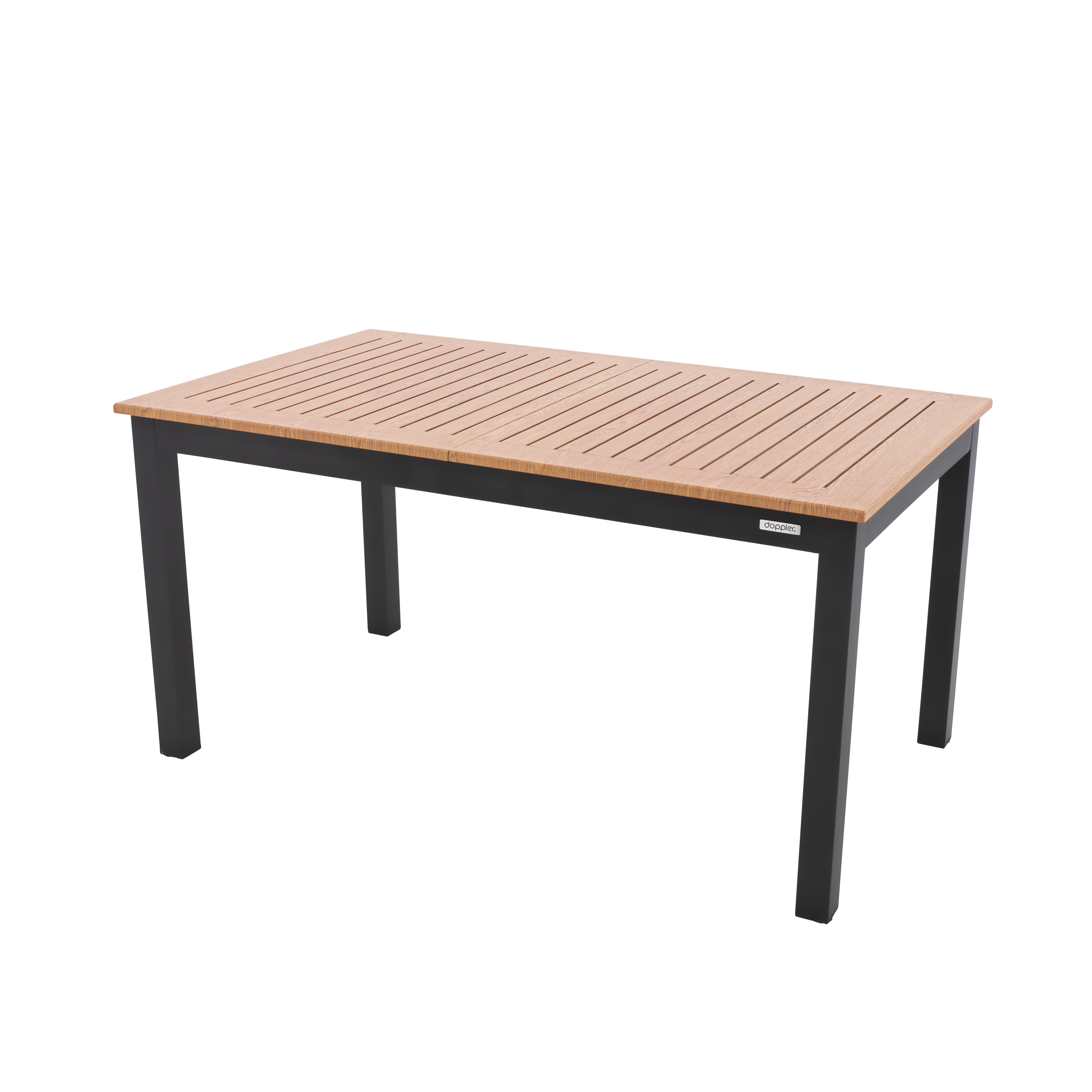 Stůl Doppler EXPERT WOOD Antracit rozkládací 220/280 x 100 cm
