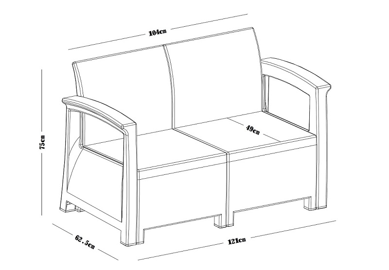 Zahradní sestava PUERTO DeLUXE  V-garden