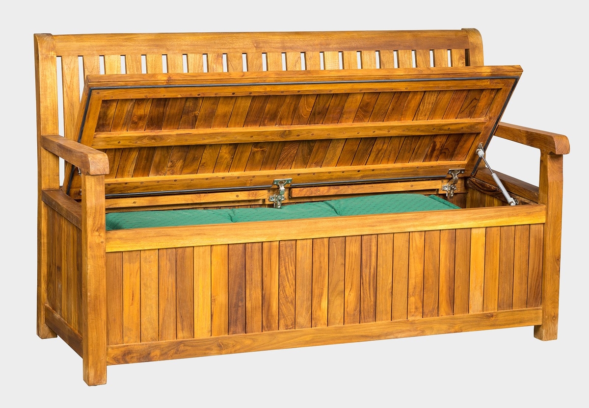 PIETRO 150 - lavice z teaku s úložným prostorem Fakopa