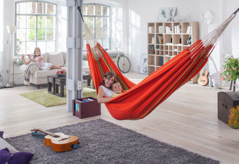 Houpací síť - La Siesta Flora Kingsize curacao