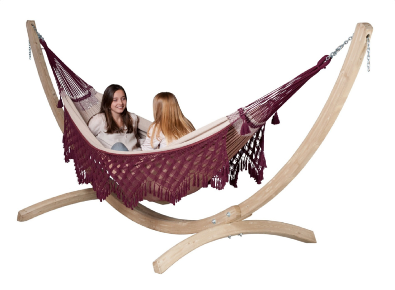 Houpací síť - La Siesta Bossanova Kingsize bordeaux