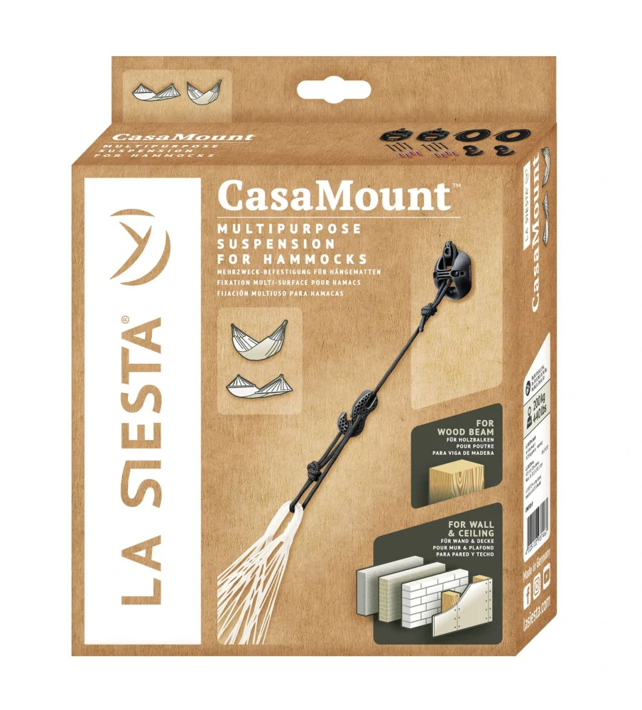 Uchycení houpací sítě - La Siesta CasaMount Černá