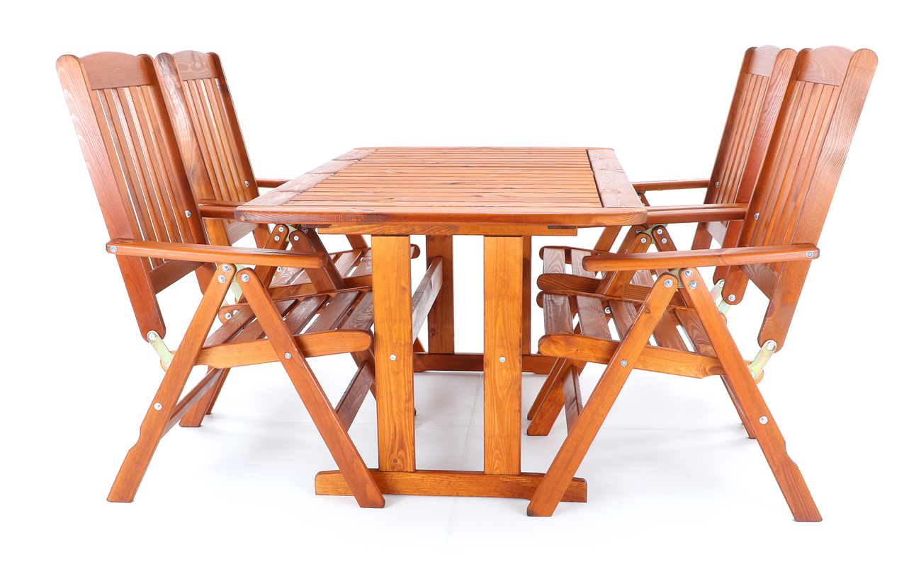 Stolová sestava VeGA OSCAR DeLuxe SET 4 V-garden