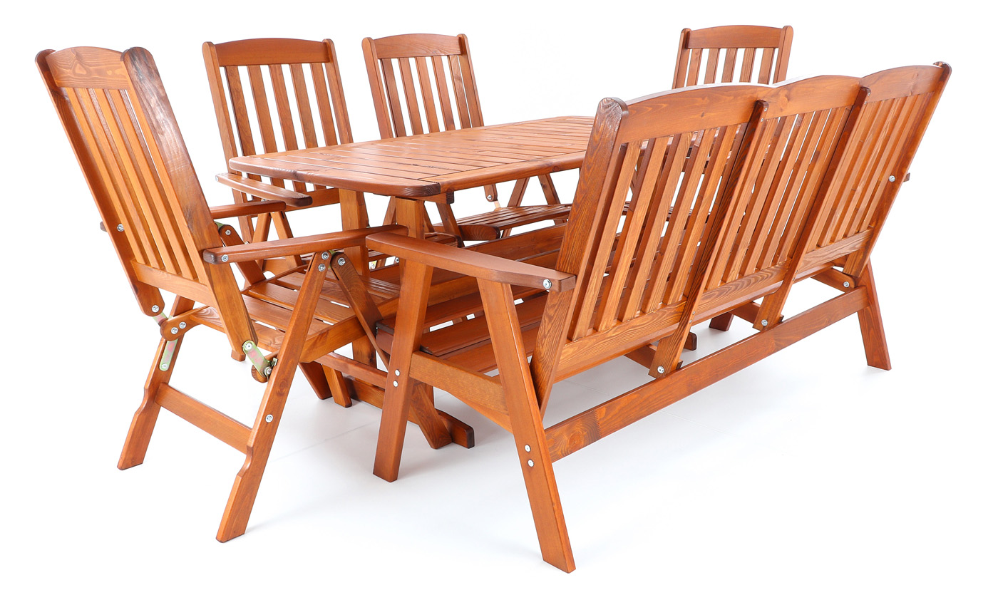 Stolová sestava VeGA OSCAR DeLuxe SET 7 V-garden