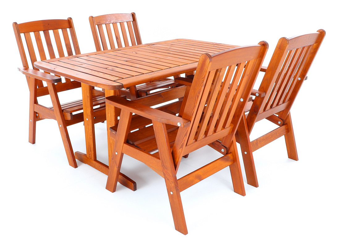 Stolová sestava VeGA OSCAR SET 4 V-garden