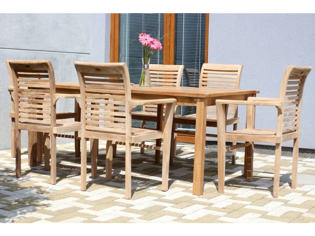 Teaková zahradní sestava GARDEN IV. 1+6 TEXIM