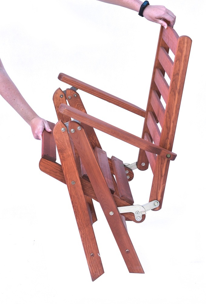 Zahradní křeslo SORRENTO dřevěné Rojaplast