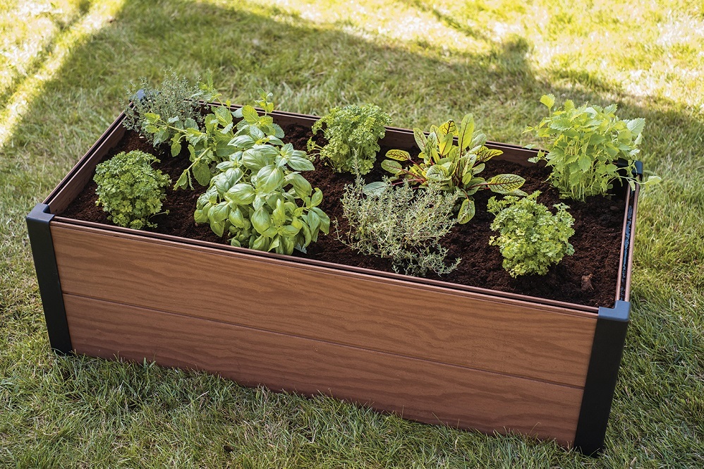 Vyvýšený záhon Maple trough hnědý Keter