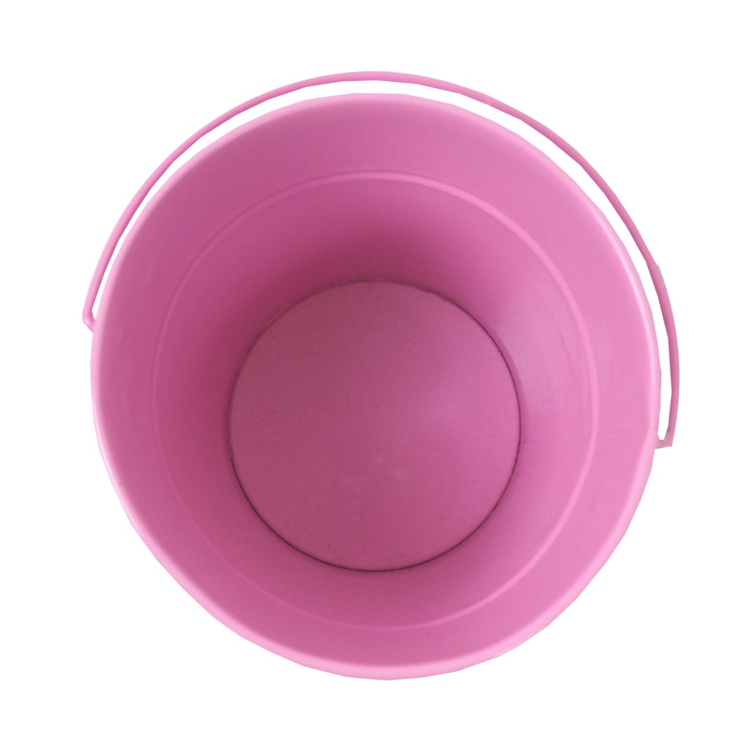 REFLEX dětské zahradní nářadí - vědro, kovové, růžové, 1,2 l