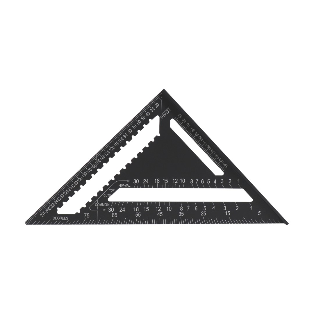 TOPTRADE trojúhelník tesařský, hliníkový, 300 mm