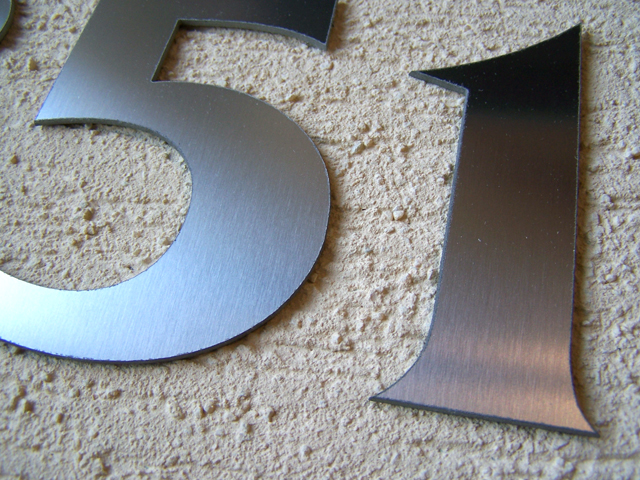 Domovní číslo 8 popisné Nerez FRANCE