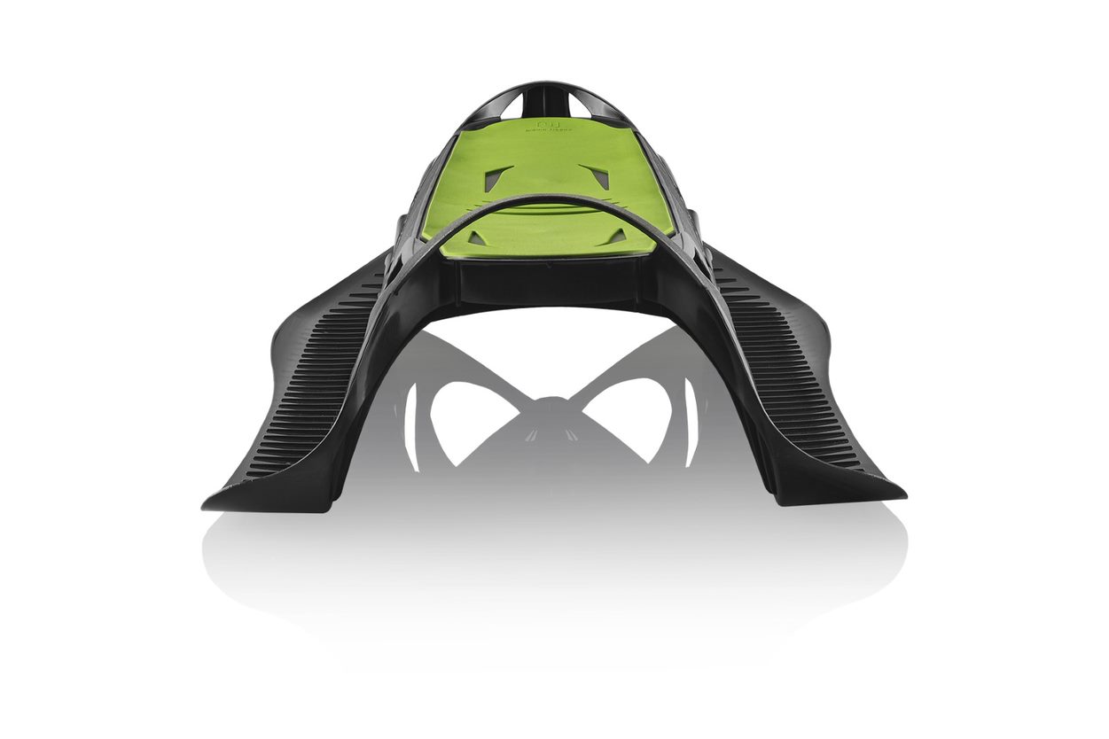 Sáně NEON GRIP antracit-zelené